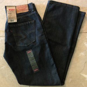 Levi's Boys 514 Slim Straight Jeans,Size14,
